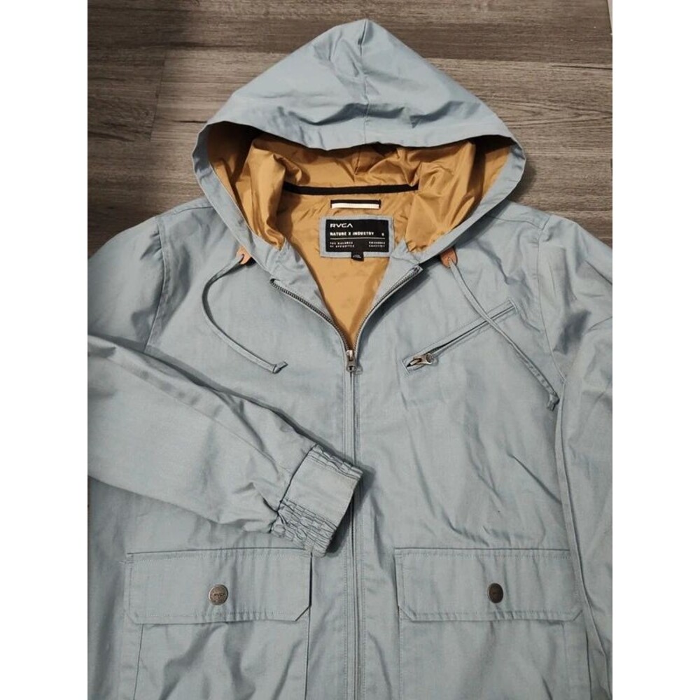 RVCA mens windbreaker jacket size S very good condition-light stains on sleeves